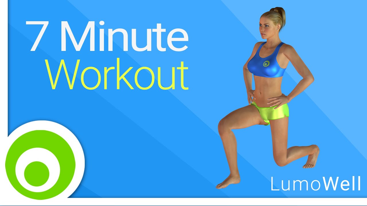 7 minute workout: Ejercicios para bajar peso y tonificar en 7 minutos