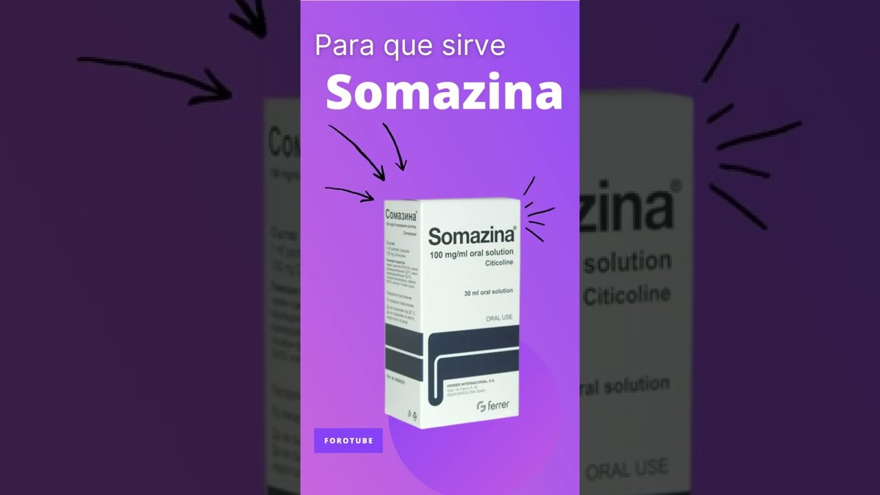 Prospecto de Somazina 100 mg/ml solución oral